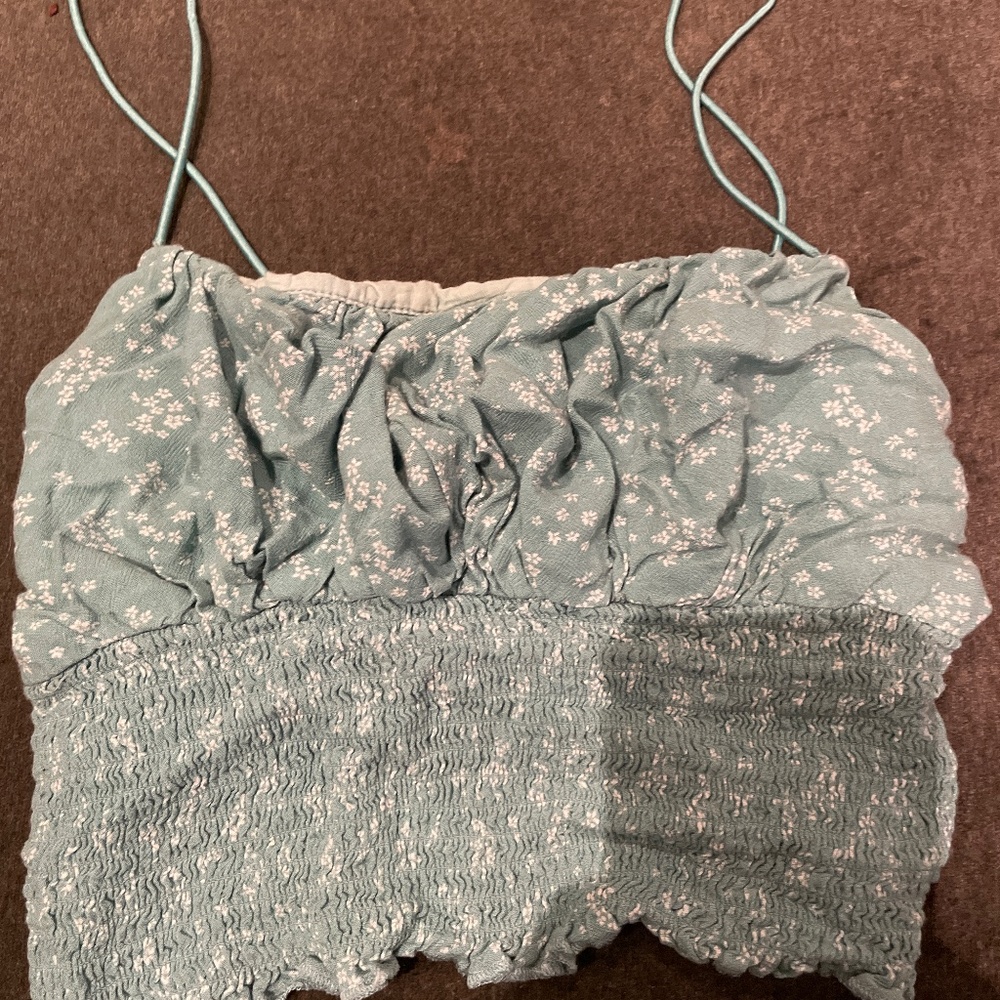 Green/teal tank top
